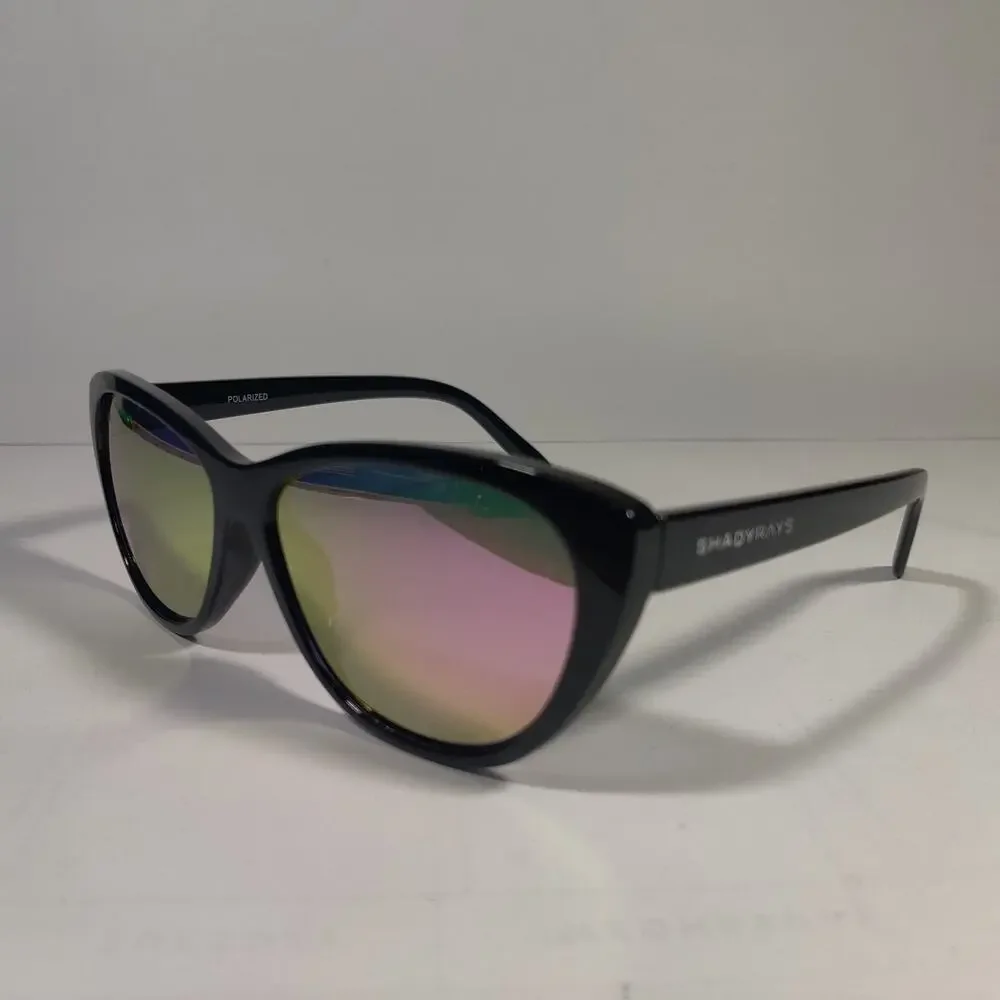 Shady‎ Rays Polarized Sunglasses UV400 CE-2 Black *Read Description.
